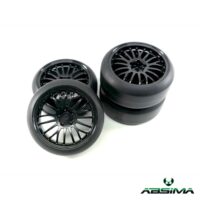 Absima 1:10 Drift Wheel Set "The Pimp" black (4)