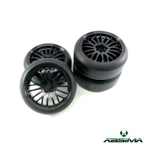 Absima 1:10 Drift Wheel Set "The Pimp" black (4)