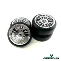 Absima 1:10 Drift Wheel Set "The Pimp" chrome (4)