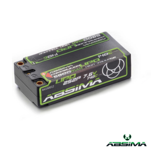 5800mAh 140C 7.6V 2S Competition Shorty LiPo Battery "ABSIMA" (5mm, 220g)