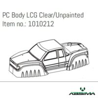 Absima Goat Unpainted Lexan Body