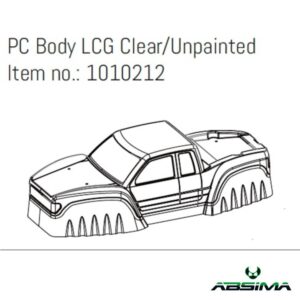 Absima Goat Unpainted Lexan Body