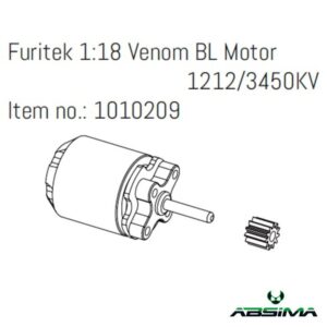Furitek 1:18 Venom BL Motor 1212/3450KV