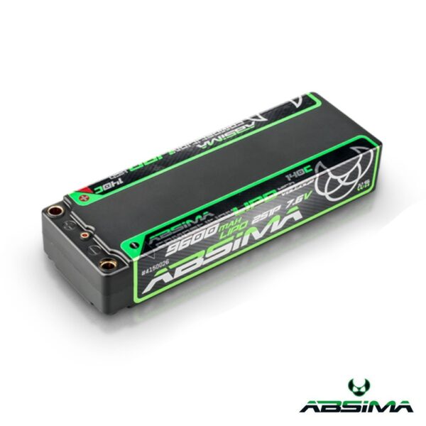 Absima LiPo 2S Battery 9600mAh 7.6V 140C 5mm 324g