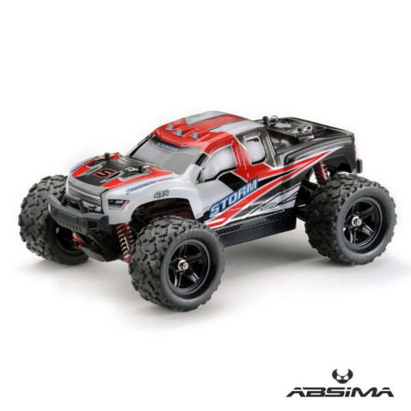 Absima 1:18 Monster Truck STORM 4wd RTR Punane