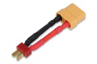 Adapter with cable T-Plug (M) - XT90 (F) 50mm