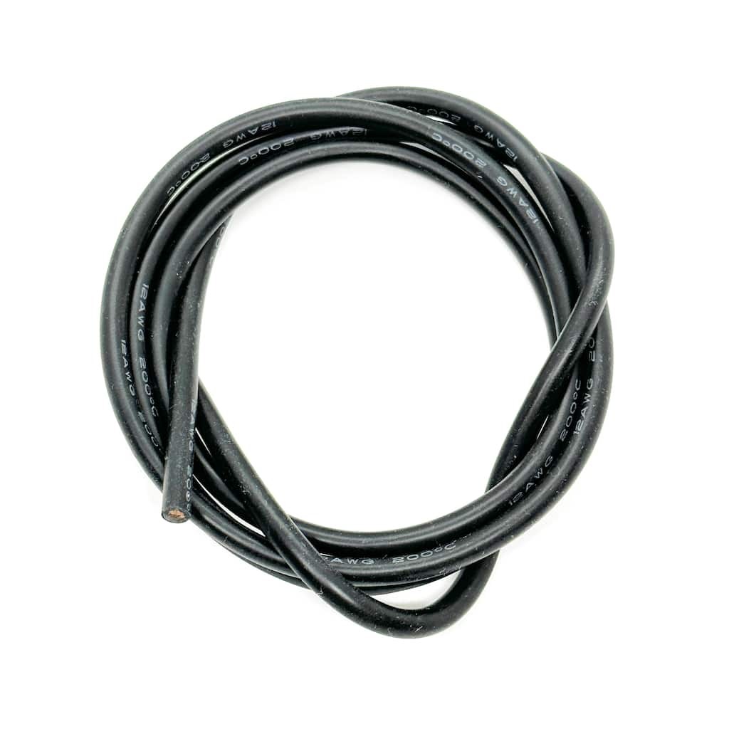 Silicone Wire 14AWG Black (1m) Team Zombie