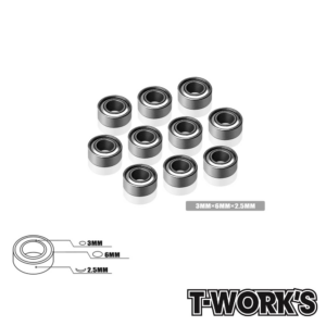 Ball Bearing 3x6x2.5mm (10) T-Work's (BB-3625-10)