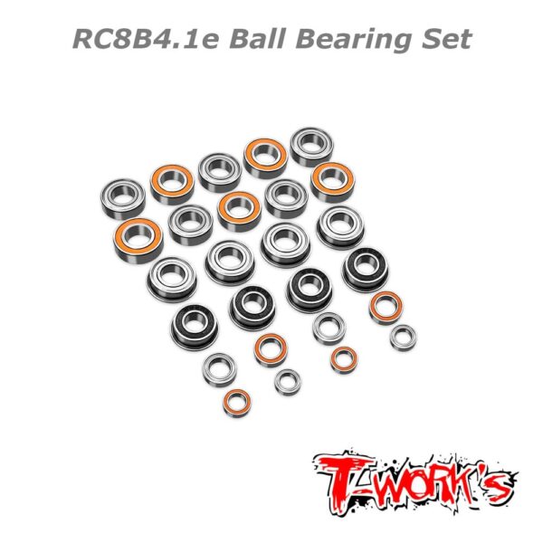 Team Associated RC8B4.1e Kuullaagrite Komplekt (26) T-Work's