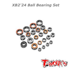 Xray XB2'24 Kuullaagrite komplekt (24) T-Work's