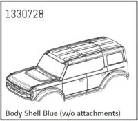 Absima Body Shell blue (w/o attachments) - BronX