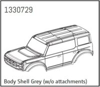 Absima Body Shell grey (w/o attachments) - BronX