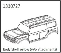Absima Body Shell yellow (w/o attachments) - BronX