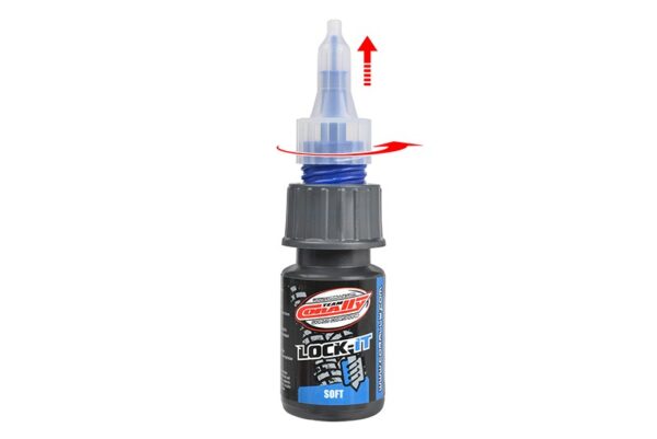 Team Corally Lock-it 100 Screw Fix Soft Blue 10gr