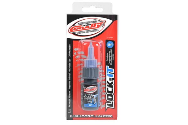 Team Corally Lock-it 100 Screw Fix Soft Blue 10gr