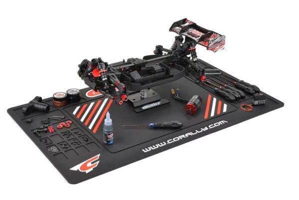 Team Corally - Pit Mat XL - Rubber - 85x50 cm - 5mm Thick