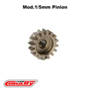 Team Corally Mod1 Pinion 5mm Short Hardened Steel