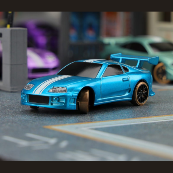 Turbo Racing 1/76 C63 RC Drift Car RTR (1) Blue