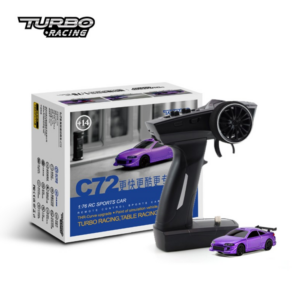 Turbo Racing 1/76 C72 RC Onroad Car RTR (1) Purple