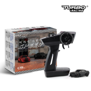 Turbo Racing 1/76 C75 RC Onroad Car RTR (1) Black