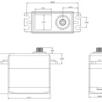SRT CH6020 HV (0.09s/20.0kg/8.4V) Coreless Servo