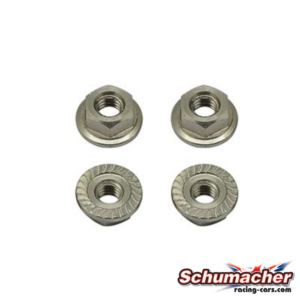 Titanium Wheel Nuts M4 (4) CR304) Core RC
