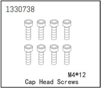 Absima Cap Head Screws M4*12 (8) - BronX