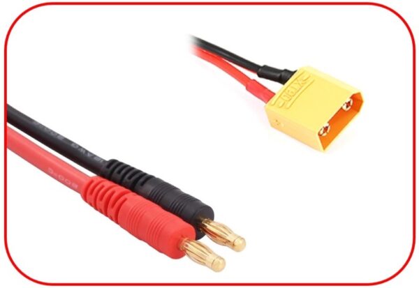 Charging Cable 4mm Bullet Plug - XT90 300mm