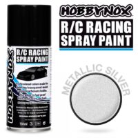 Hobbynox Metallic Silver R/C Racing Spray Color 150 ml