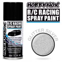 Hobbynox Glitter Silver R/C Racing Spray Color 150 ml
