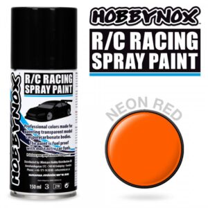 Hobbynox Neon Red R/C Racing Spray Paint 150 ml