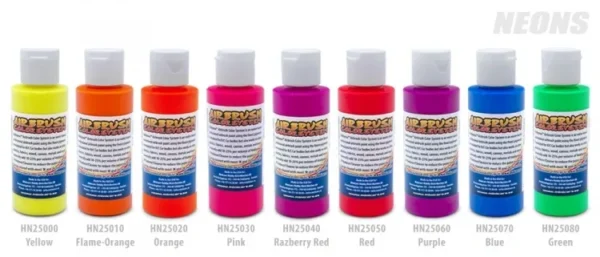 Hobbynox Airbrush Color Neon Flame Orange 60ml (HN25010)