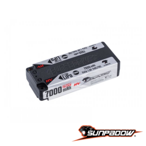 7000mAh 140C 7.6V 2S Sunpadow Platin HV Long Shorty LiPo (5mm, 261g)