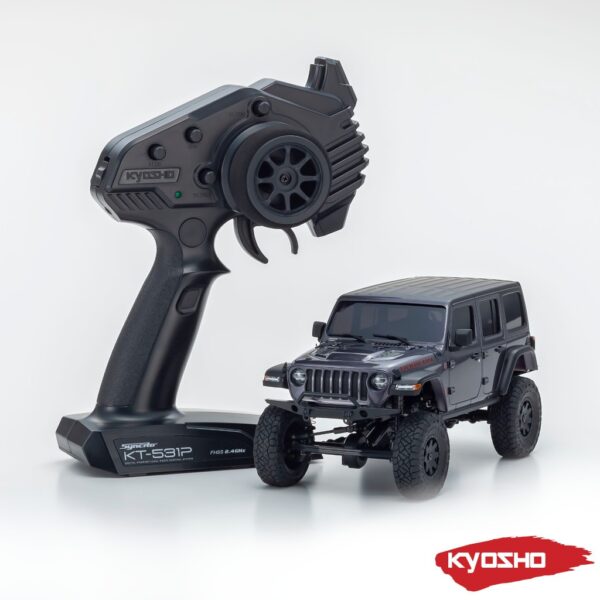 Kyosho Mini-Z 4X4 MX-01 Jeep Wrangler Rubicon Granite Metallic (KT531P)