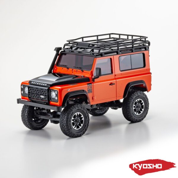 Kyosho Mini-Z 4X4 MX-01 Land-Rover Defender 90 Adventure Orange (KT531P)