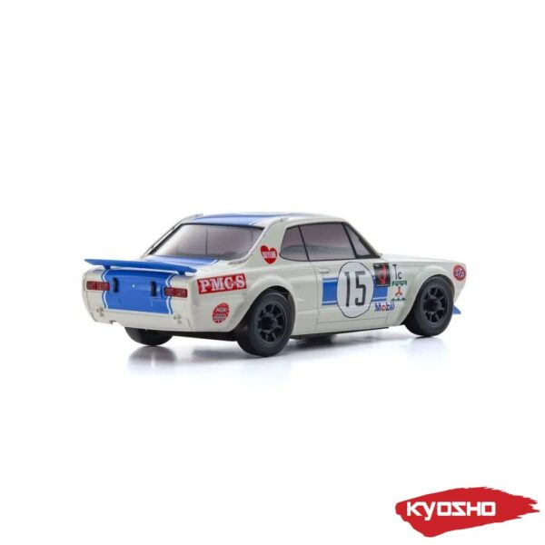 Kyosho Mini-Z AWD Skyline 2000GT-R KPGC10 Racing'72 Blue No15 (MA020/KT531P)