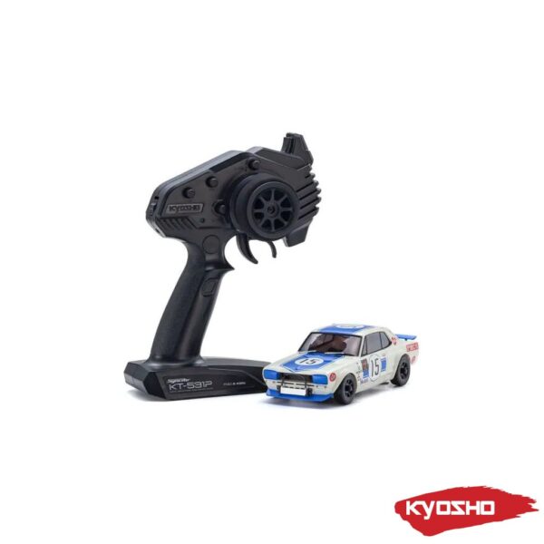 Kyosho Mini-Z AWD Skyline 2000GT-R KPGC10 Racing'72 Blue No15 (MA020/KT531P)