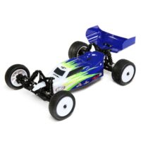 Losi 1:16 Mini-B 2WD Buggy Brushed RTR, Blue/White