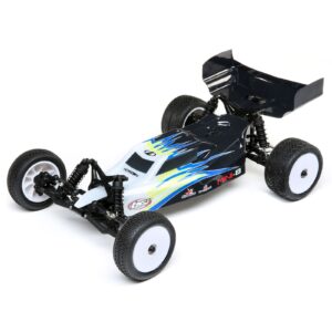 Losi 1:16 Mini-B 2WD Buggy Brushed RTR, Black/White