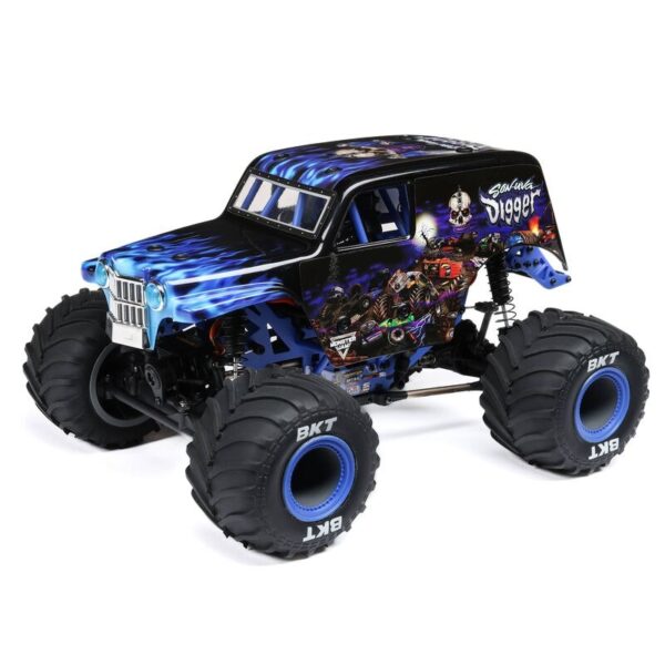 Losi 1/18 Mini LMT 4X4 Monster Truck RTR Grave Digger Blue