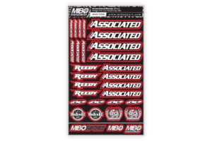 Associated/Reedy Design Pre-Cut Stickers (A5) Punane