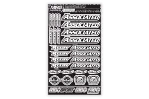 Associated/Reedy Design Pre-Cut Stickers (A5) Valge