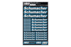 Schumacher Design Pre-Cut Stickers by MM (A5) Sinine