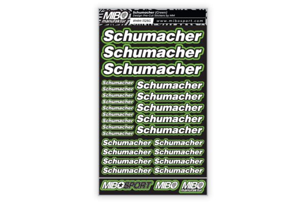 Schumacher Design Pre-Cut Stickers by MM (A5) Roheline