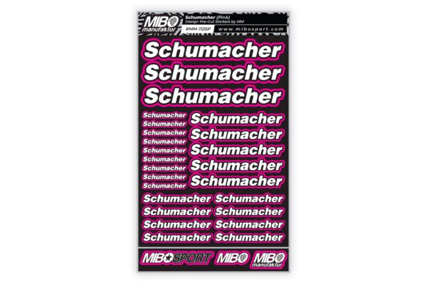 Schumacher Design Pre-Cut Stickers by MM (A5) Roosa