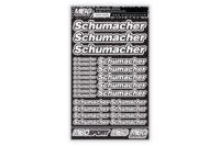 Schumacher Design Pre-Cut Stickers by MM (A5) Valge