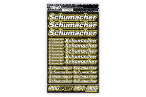 Schumacher Design Pre-Cut Stickers by MM (A5) Kollane