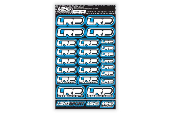 LRP Design Pre-Cut Stickers by MM (A5) Blue