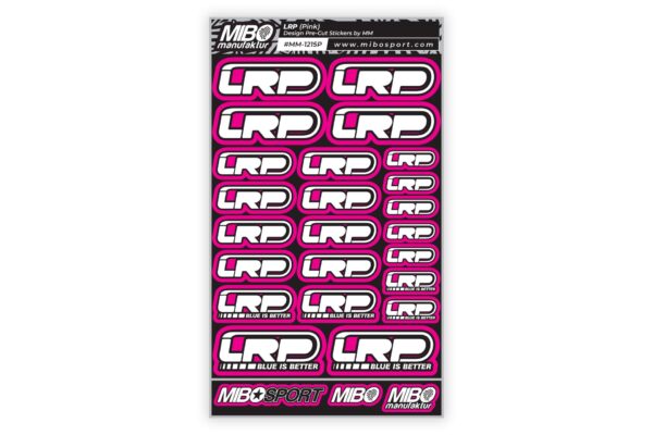 LRP Design Pre-Cut Stickers by MM (A5) Pink