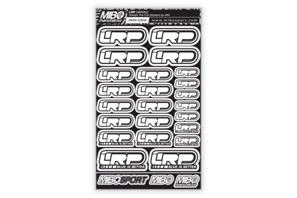 LRP Design Pre-Cut Stickers by MM (A5) White